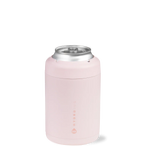 Can Cooler 12oz | 2-in-1 Insulated Standard Can Cooler, Screw-Top Lock – Pink Sand