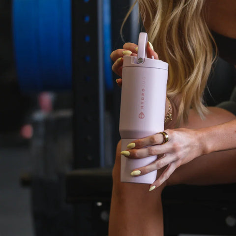Sport 20oz | Insulated Water Bottle, Leakproof Flip Straw – Pink Sand