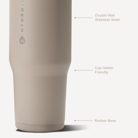Ease2o 40oz | Dual-Function Water Bottle with Straw & Chug Spout – Dune