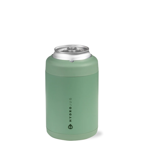 Can Cooler 12oz | 2-in-1 Insulated Standard Can Cooler, Screw-Top Lock – Sage