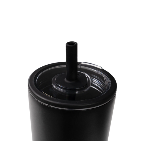 Everyday Tumbler 20oz | Ceramic-Lined Insulated Tumbler with Straw – Black