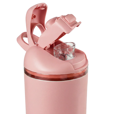 Ease2o 24oz | 2-in-1 Water Bottle with Soft Straw & Chug Spout – Tulip