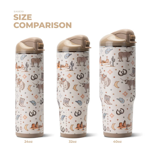 Ease2o 40oz | Dual-Function Water Bottle with Straw & Chug Spout – Mesa