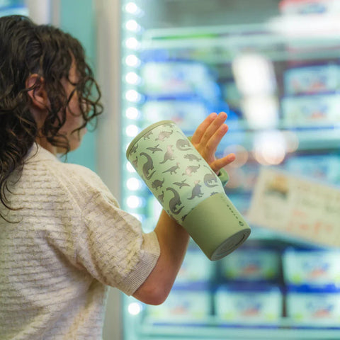 Traveler 20oz | Leakproof Kids Tumbler with Handle – Dinosaur