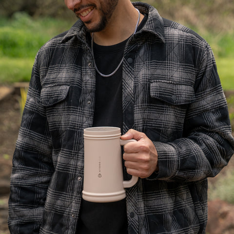Stein 32oz | Ceramic-Lined Insulated Beer Stein – Dune
