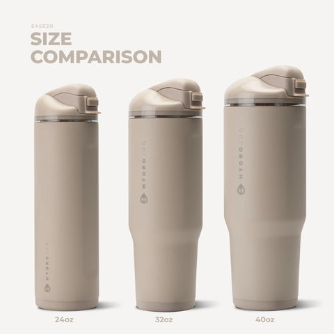 Ease2o 40oz | Dual-Function Water Bottle with Straw & Chug Spout – Dune