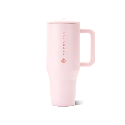 Traveler 40oz | All-Day Insulated Tumbler with Handle – Pink Sand
