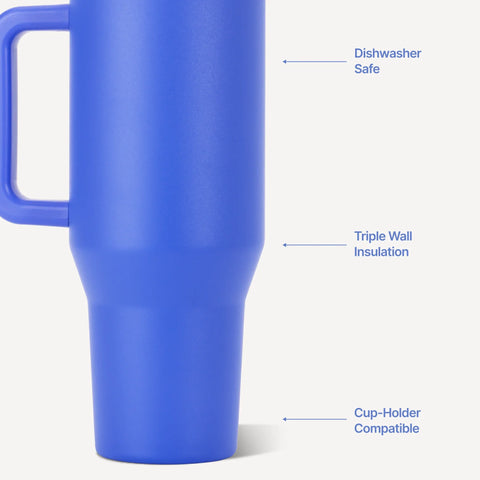 Traveler 32oz | Insulated Tumbler with Handle – Berry Pop