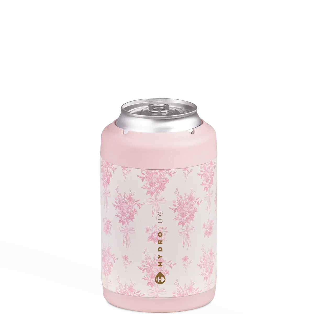 Can Cooler 12oz | 2-in-1 Insulated Standard Can Cooler, Screw-Top Lock – Bouquet