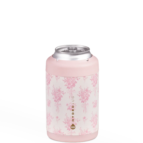 Can Cooler 12oz | 2-in-1 Insulated Standard Can Cooler, Screw-Top Lock – Bouquet
