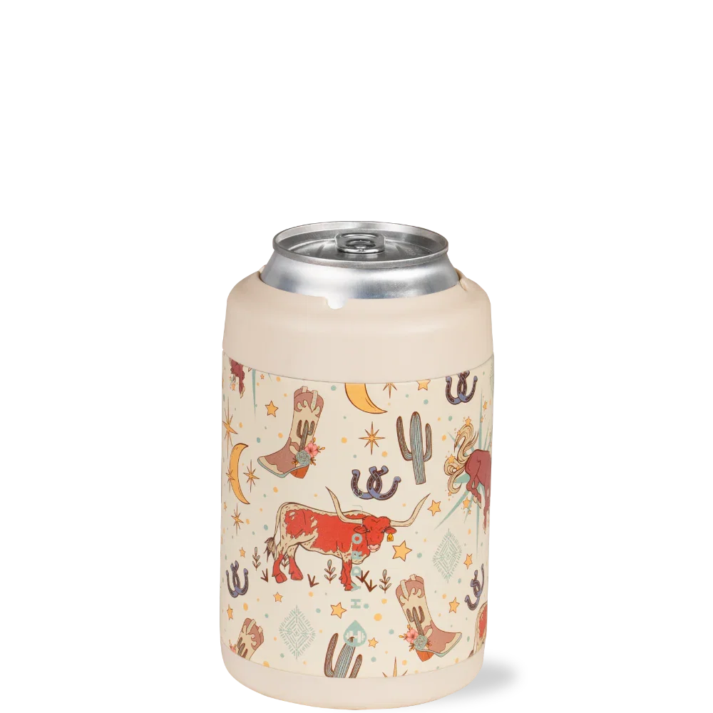 Can Cooler 12oz | 2-in-1 Insulated Standard Can Cooler, Screw-Top Lock – Rodeo