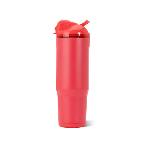 Ease2o 32oz | Compact Water Bottle with Straw & Chug Spout – Fruit Punch