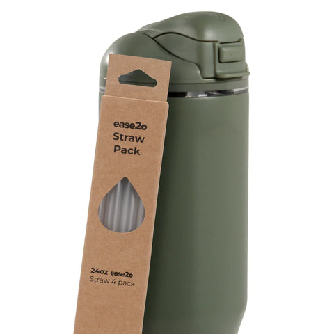Ease2o 40oz Straw Pack | 4 Replacement Straws, BPA-Free