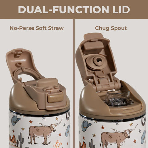 Ease2o 24oz | 2-in-1 Water Bottle with Soft Straw & Chug Spout – Mesa