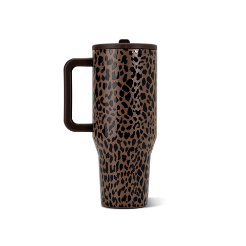 Traveler 40oz - Brown Leopard