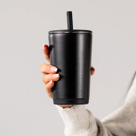 Everyday Tumbler 14oz | Ceramic-Lined Spill-Free Kids Tumbler – Black