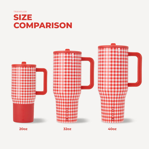 Traveler 20oz | Compact Insulated Tumbler with Handle – Summer Picnic
