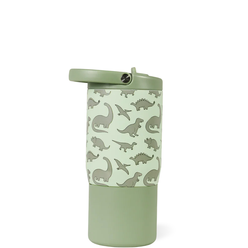 Sport 14oz | Compact Leakproof Kids Water Bottle – Dinosaur