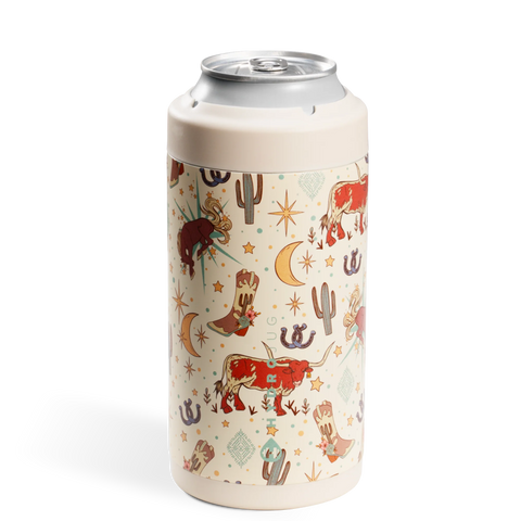 Can Cooler 16oz | 2-in-1 Insulated Tallboy Can Cooler, Screw-Top Lock – Rodeo
