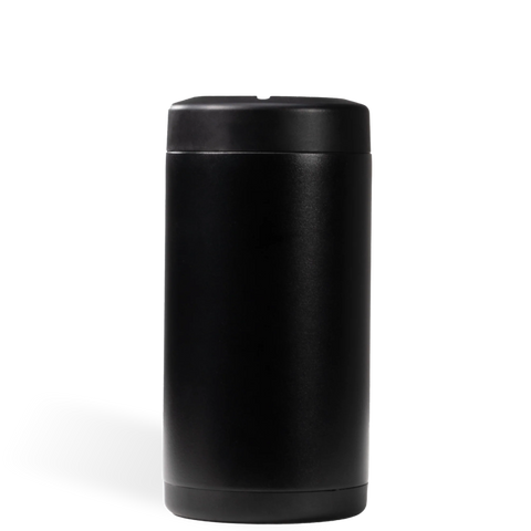 Can Cooler 16oz | 2-in-1 Insulated Tallboy Can Cooler, Screw-Top Lock – Black