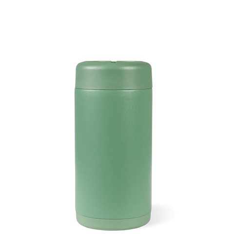 Slim Can Cooler 12oz | Insulated Stainless Steel Skinny Can Holder – Sage
