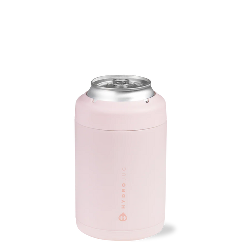 Can Cooler 12oz | 2-in-1 Insulated Standard Can Cooler, Screw-Top Lock – Pink Sand