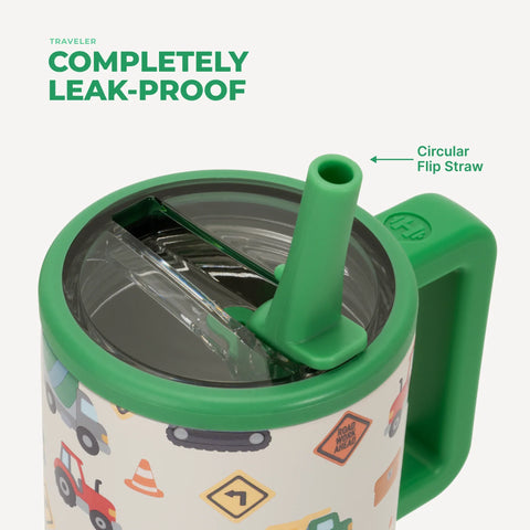 Traveler 20oz | Leakproof Kids Tumbler with Handle – Under Construction