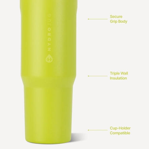 Sport 40oz | Large Leakproof Insulated Water Bottle – Lemon Lime