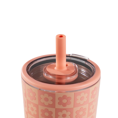 Everyday Tumbler 14oz | Ceramic-Lined Spill-Free Kids Tumbler – Daisy Checkers