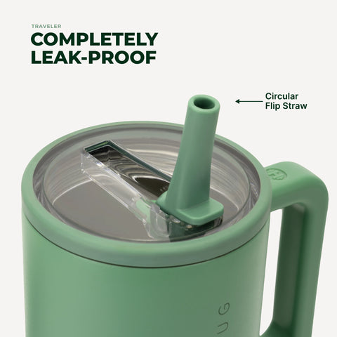 Traveler 40oz | All-Day Insulated Tumbler with Handle – Sage