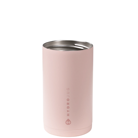 Can Cooler 16oz | 2-in-1 Insulated Tallboy Can Cooler, Screw-Top Lock – Dusty Rose