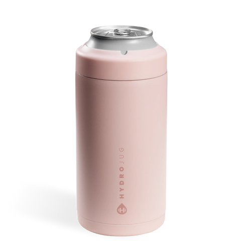 Can Cooler 16oz | 2-in-1 Insulated Tallboy Can Cooler, Screw-Top Lock – Dusty Rose