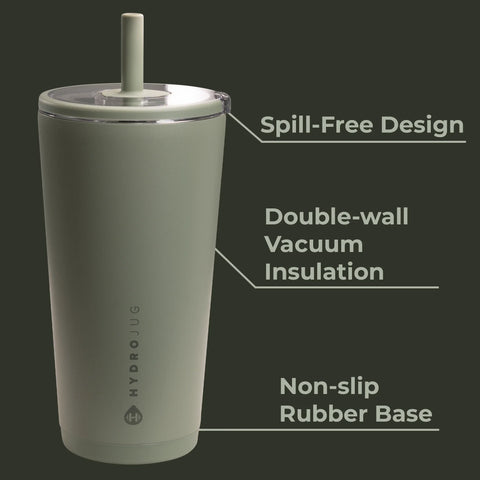 Everyday Tumbler 20oz | Ceramic-Lined Insulated Tumbler with Straw – Courtyard