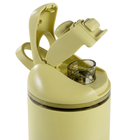 Ease2o 32oz | Compact Water Bottle with Straw & Chug Spout – Olive