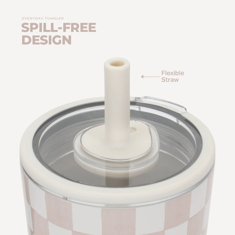 Everyday Tumbler 14oz | Ceramic-Lined Spill-Free Kids Tumbler – Sandstone