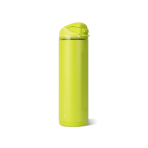 Ease2o 24oz | 2-in-1 Water Bottle with Soft Straw & Chug Spout – Lemon Lime