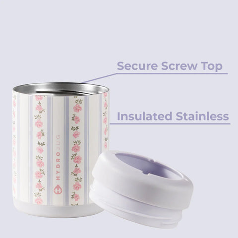 Can Cooler 12oz | 2-in-1 Insulated Standard Can Cooler, Screw-Top Lock – Primrose