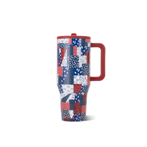 Traveler 32oz | Insulated Tumbler, Handle – Quilted Americana