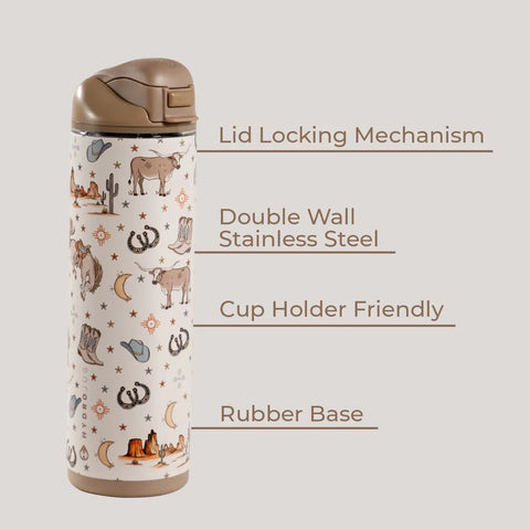 Ease2o 24oz | 2-in-1 Water Bottle with Soft Straw & Chug Spout – Mesa