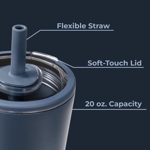 Everyday Tumbler 20oz | Ceramic-Lined Insulated Tumbler with Straw – Cascade