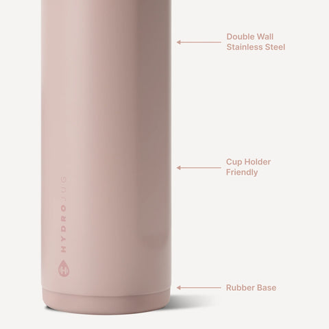 Ease2o 24oz | 2-in-1 Water Bottle with Soft Straw & Chug Spout – Dusty Rose