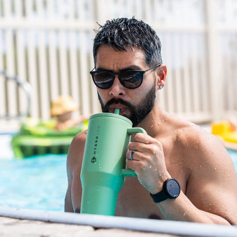 Traveler 40oz | All-Day Insulated Tumbler with Handle – Sage