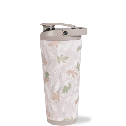 Insulated Shaker 24oz | Stainless Steel Protein Shaker, Silent Grate – Camo