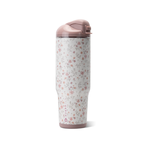 Ease2o 32oz | Compact Water Bottle with Straw & Chug Spout – Magnolia
