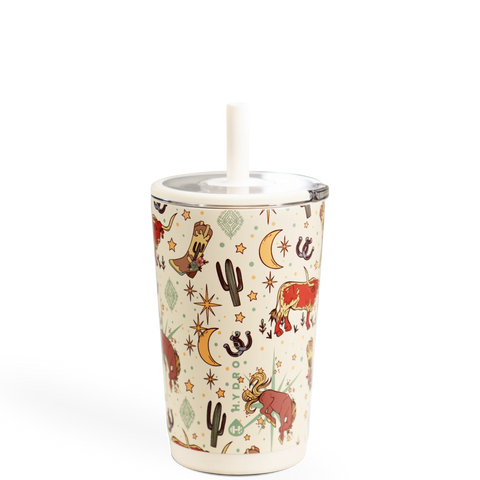 Everyday Tumbler 14oz | Ceramic-Lined Spill-Free Kids Tumbler – Rodeo