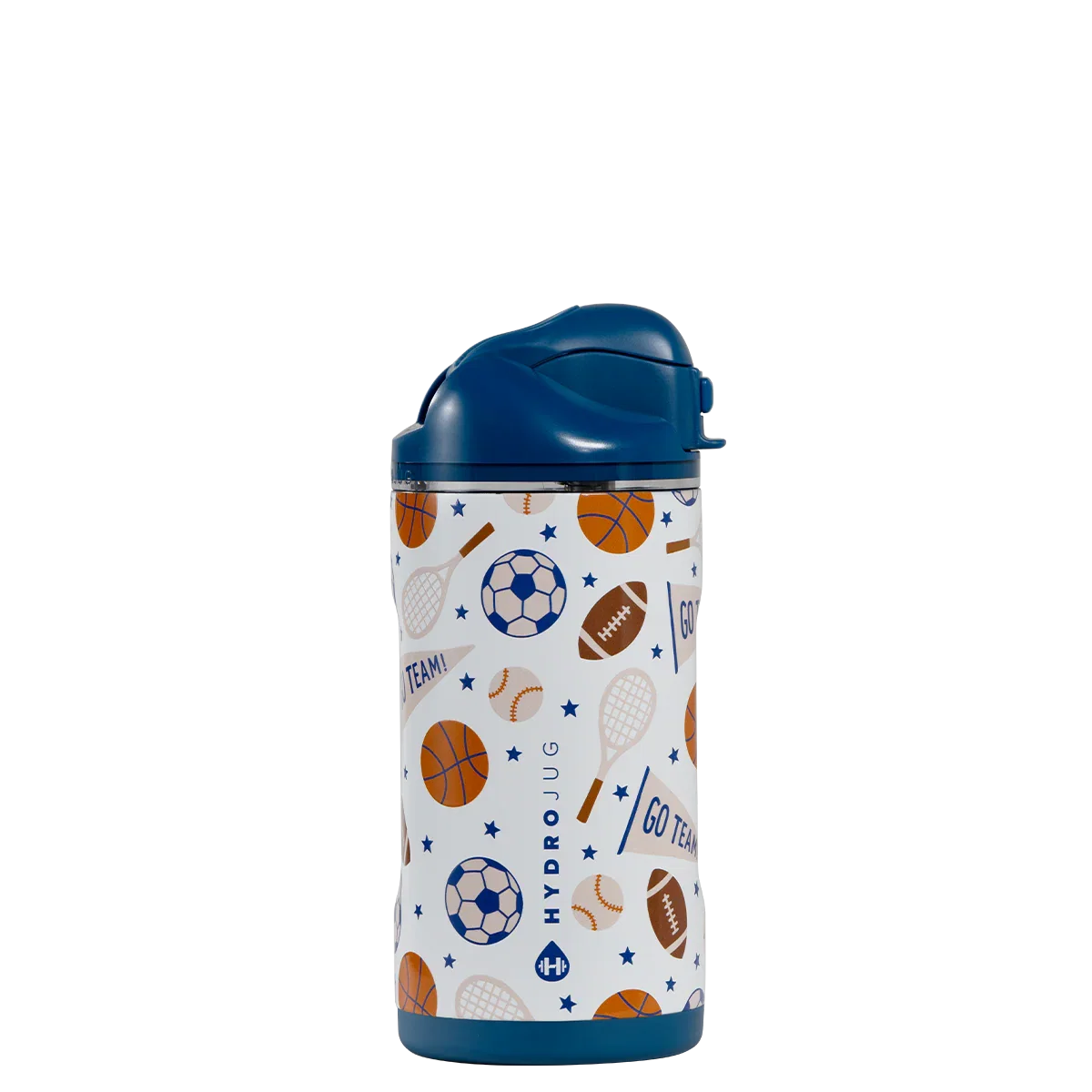 Ease2o 14oz | Leakproof 2-in-1 Kids Water Bottle with Straw & Chug Spout – All Stars