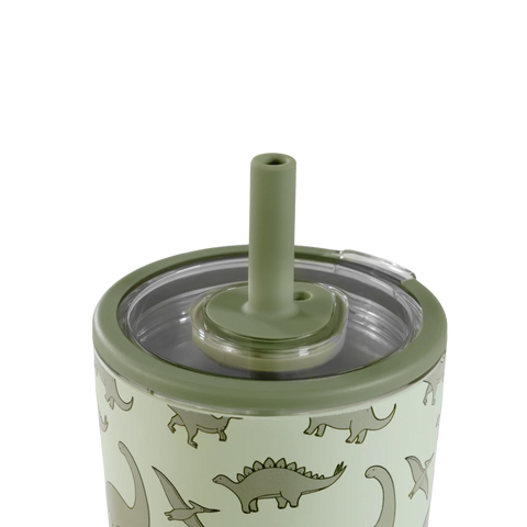 Everyday Tumbler 14oz | Ceramic-Lined Spill-Free Kids Tumbler – Dinosaur